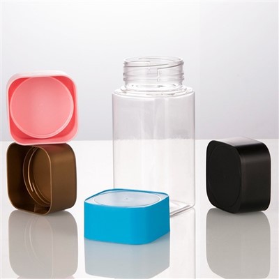 500 ml plastmasas kvadrātveida konteiners