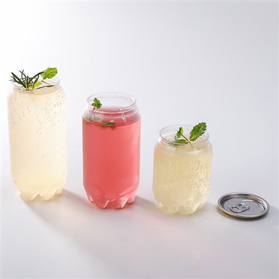 PET dzērienu plastmasas kanna 250ml